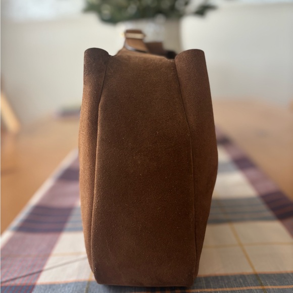 Coach Tan Suede Shoulder Bag - Picture 4 of 13